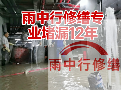 济源中国五矿某大型污水处理厂堵漏案例